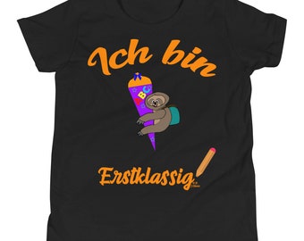 Einschulung Geschenk Ich bin erstklassig Youth Short Sleeve T-Shirt