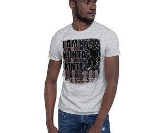 I AM KUNTA KINTE shirt - Black Lives Matter T-shirt Handmade drawn Design by Jean Olivier