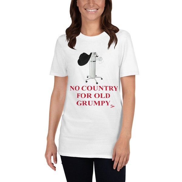 Grumpy tshirt no country for old grumpy funny tee Short-Sleeve Unisex T-Shirt