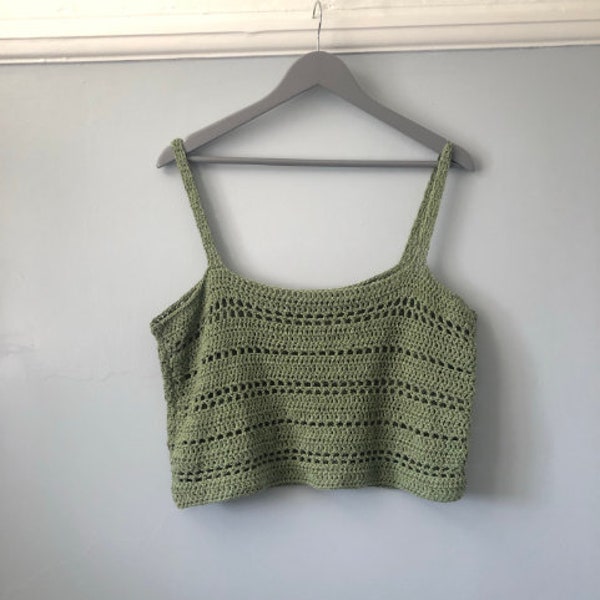 Breezy Summer Crochet Crop Top Pattern