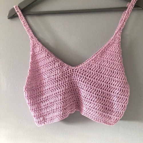 Crochet Square Neck Crop Top // Easy Summer Tank Top // Modern - Etsy