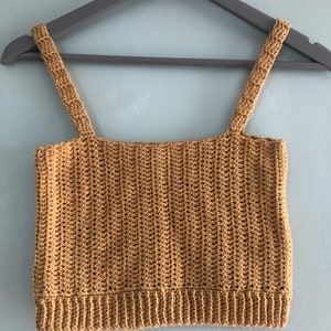 Spring Crochet Crop Top, Easy Crochet Crop Top, Beginner Crochet Pattern