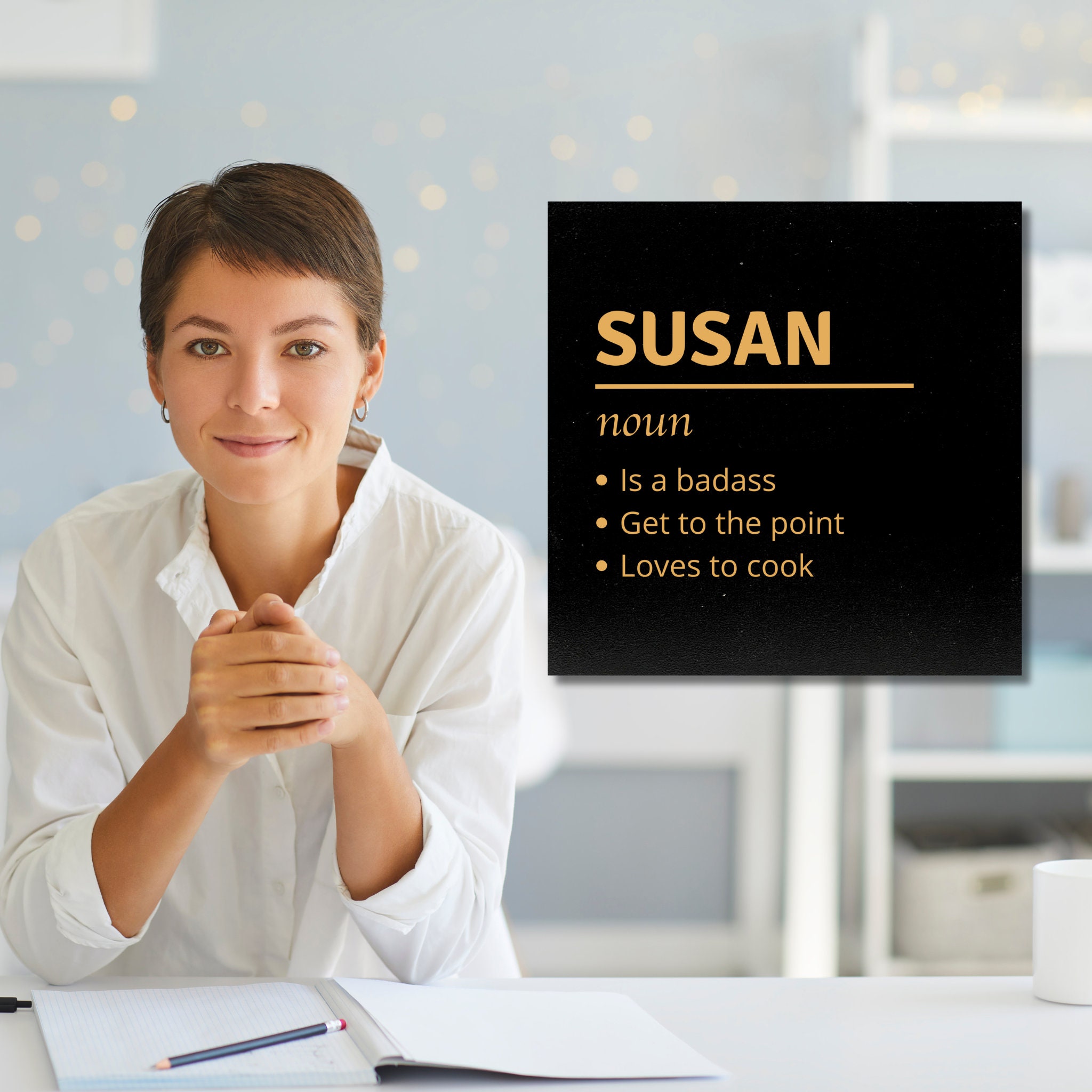 Personalized Name Definition Wood Sign Gift for Mom Dad Gifts Etsy