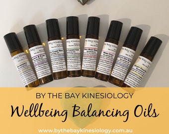 Wellbeing Balancing Oils Set of 8 - Abundance, Balance Flow, Crystal Clear Head, Heart Connection, Energy, Sleep, Uplift Your Soul and More