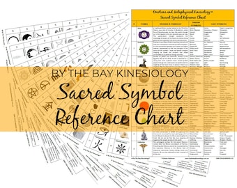 Sacred Symbol Reference Chart (PDF Digital Download)