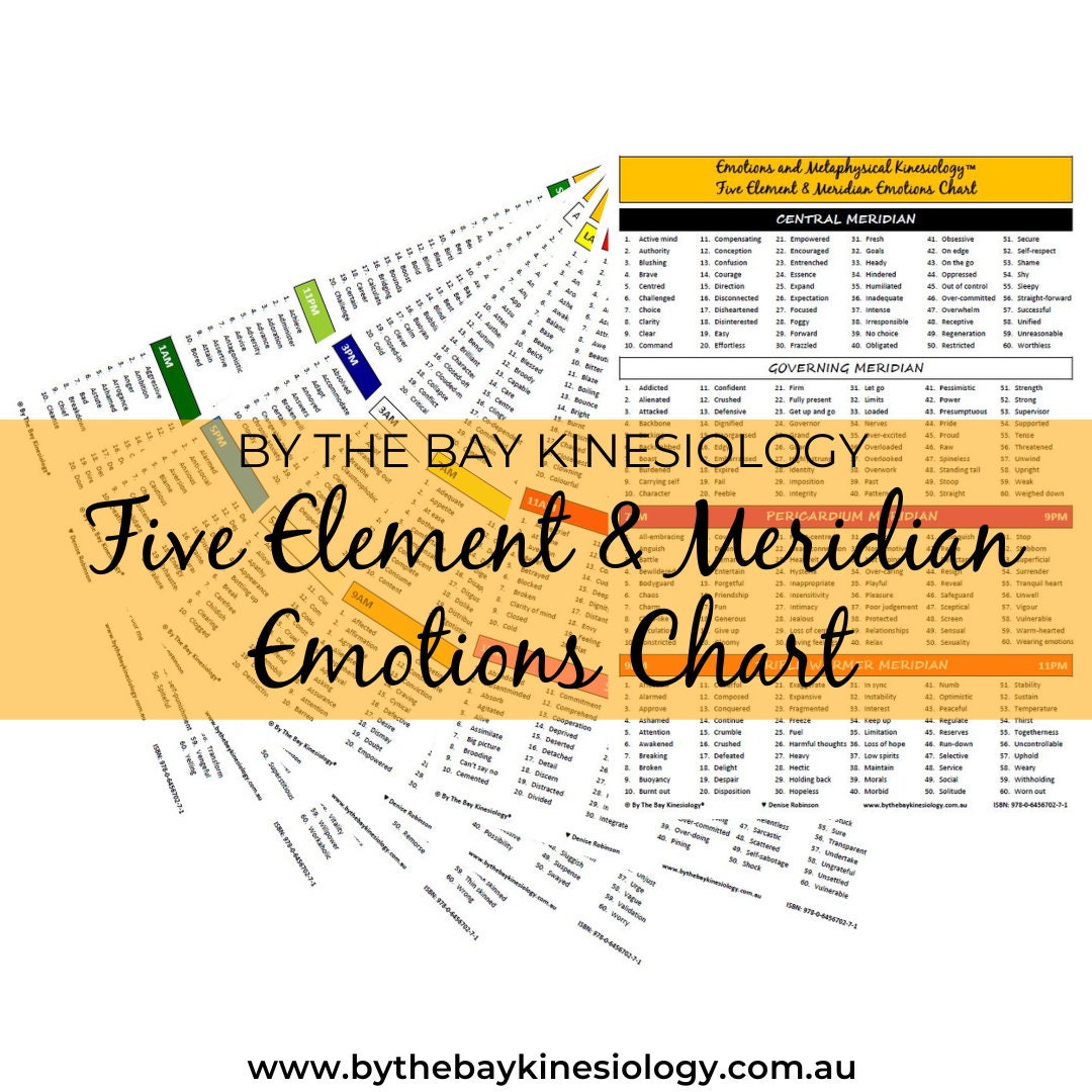 Applied Kinesiology Chart - Etsy