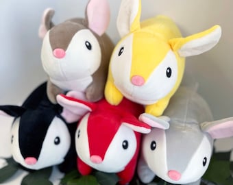 Chinchompa Plush, Old School RuneScape Inspired, OSRS Collectible, Gamer Gift, Plush Set Option