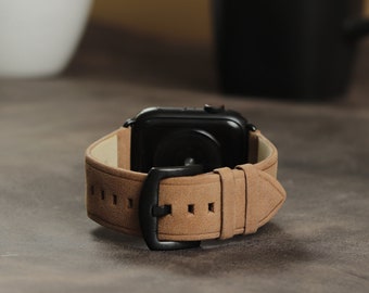 Bracelet Apple Watch en cuir 38 mm, 40 mm, 42 mm et 44 mm - pour femme et homme