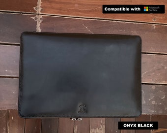 Handmade Microsoft surface laptop 15 with coPilot Leather case cover sleeve bag, surface laptop 13.5, Surface Book 15 13.5