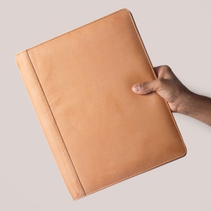 Personalisable Leather A4 Padfolio, Notepad Holder, Personalised Business Folder Padfolio, image 6
