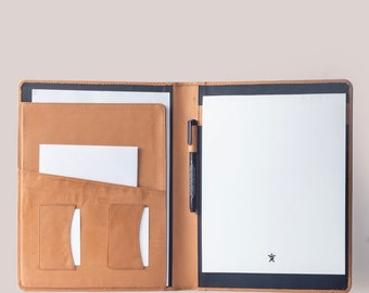 Personalisable Leather A4 Padfolio, Notepad Holder, Personalised Business Folder Padfolio,