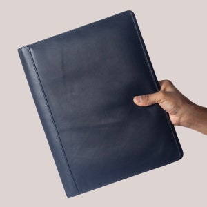 Personalisable Leather A4 Padfolio, Notepad Holder, Personalised Business Folder Padfolio, image 2