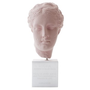 3 estatuas griegas extra grandes de SOPHIA, esculturas de buena salud, regalo de mitología griega antigua, decoración de cabeza y rostro para la oficina en casa