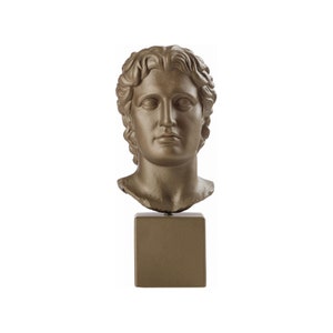 Alexander the Great Medium Greek Statue | Ceramine Art Sculpture of Macedonian King | Ancient History Gift & Classical Decor