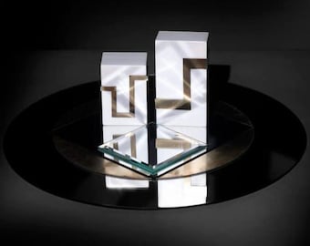 ANAKTAE Rhoe Bookends | Handcrafted Decorative Bookends | Unique Greek Cultural Gifts | Ideal for Home Office Decor & Small Gifts