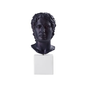 Alexander the Great Medium Greek Statue | Ceramine Art Sculpture of Macedonian King | Ancient History Gift & Classical Decor