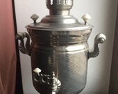 SAMOVAR Vintage Russian electric Kettle Teapot Water Heater, Kitchen decor, Home decor, Soviet Russian souvenir, Made in USSR, 1972
