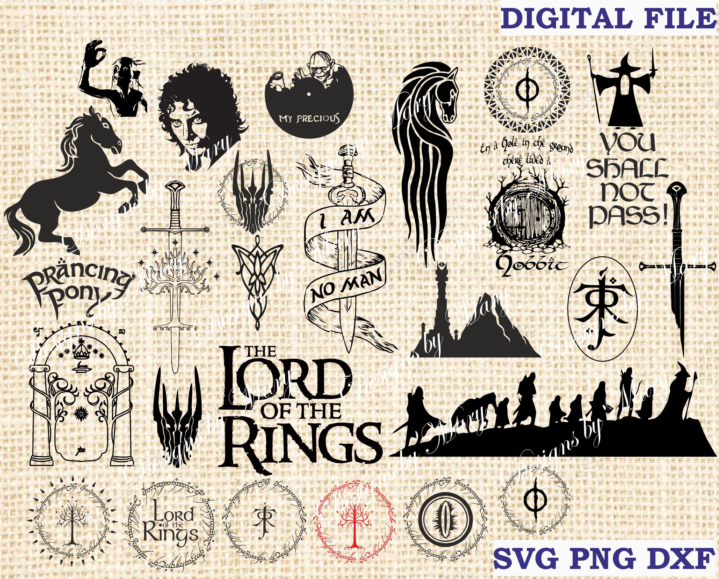 LOTR Bundle Pack Svg 25 Pcs Prancing Pony Svg Tree of Gondor - Etsy Sweden LOTR Bundle Pack Svg 25 Pcs Prancing Pony Svg Tree of Gondor - Etsy Sweden