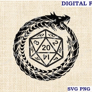 dnd svg, dungeons and dragons svg, Dragon Magic Circle SVG, Dice DnD svg, dnd shirt svg, png, RPG svg cut files, Silhouette File for Cricut