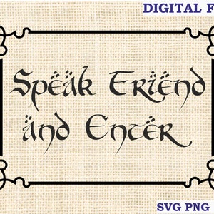 Parlez à un ami et entrez SVG, fichier svg pour cricut, fichier cricut SVG pour cricut