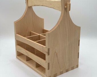 Farmhouse Maple Beverage Caddy