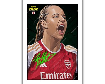 Beth Mead Signed Art Print
