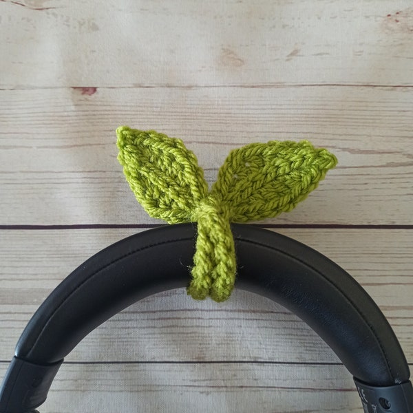 Crochet Leaf Headphones Etsy