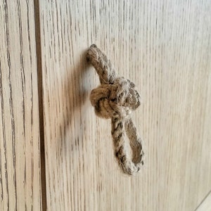 Maniglia per cassetto in corda (mobile, cassetto, credenza, anta piccola) mod. 1-3
