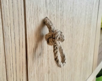 Tirador de cajón de cuerda (armario, cajón, armario, puerta pequeña) mod. 1-3