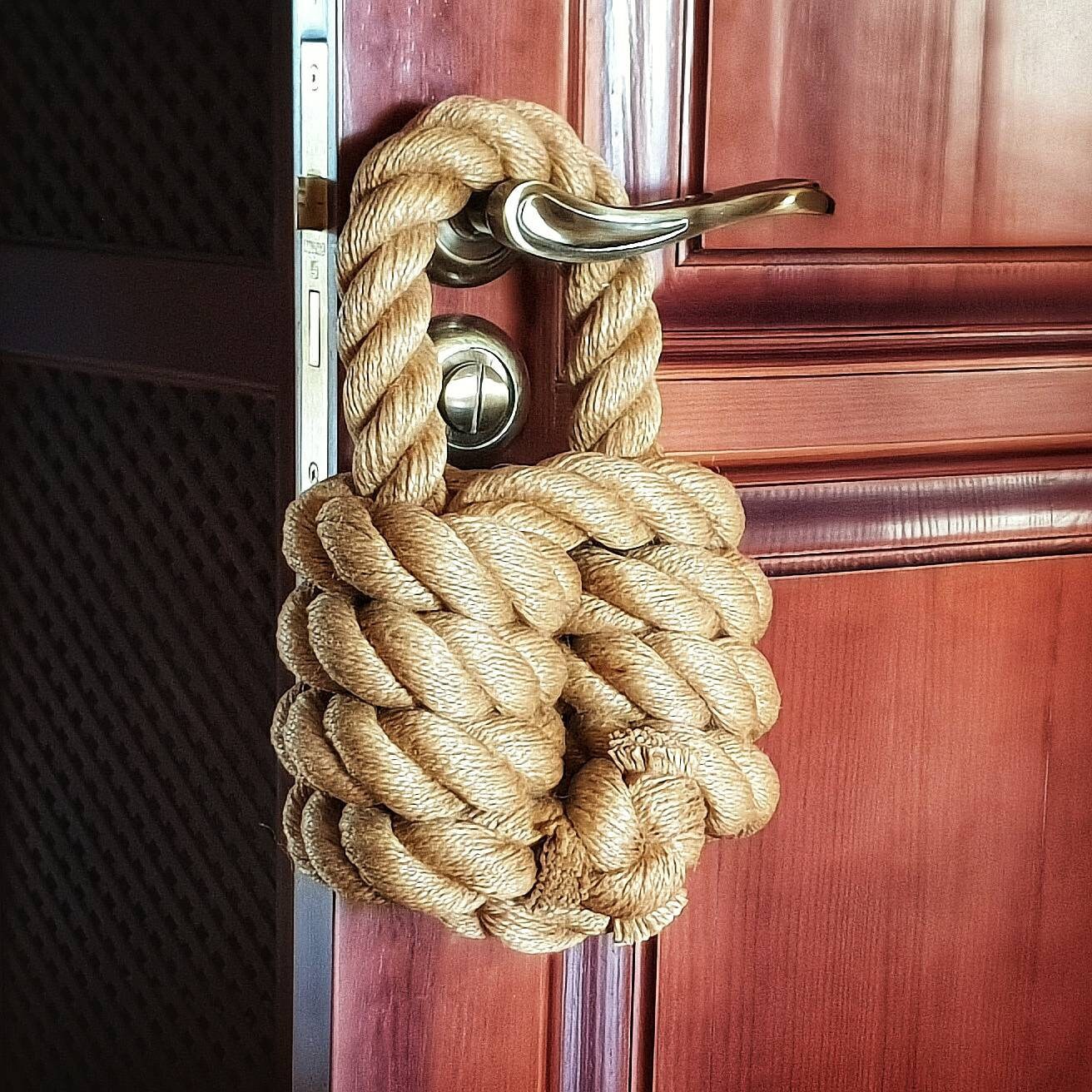 Fancy Rope Door Stop Nautical Decor Wall Protection Door Etsy