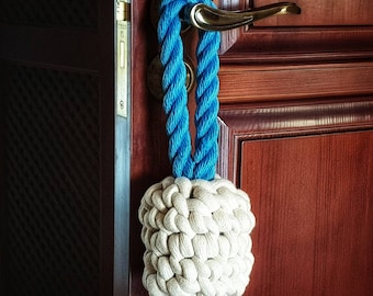 Tope de puerta robusto Blue Loop. Protección de pared.