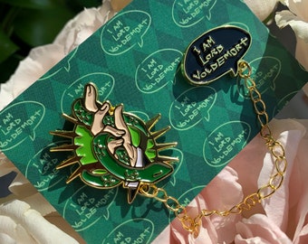 Snake in fingers丨Tom Riddle丨enamel pin丨GUI design