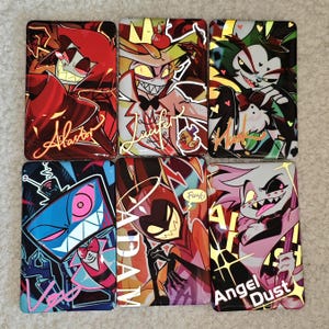 badges hazbin hotel refelcting badge | hazbin | demon hotel | HH | GUI design