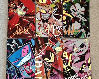 badges hazbin hotel refelcting badge | hazbin | demon hotel | HH | GUI design