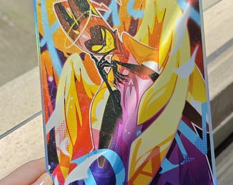 adam shikishi thick cardboard | hazbin| HH | GUI design