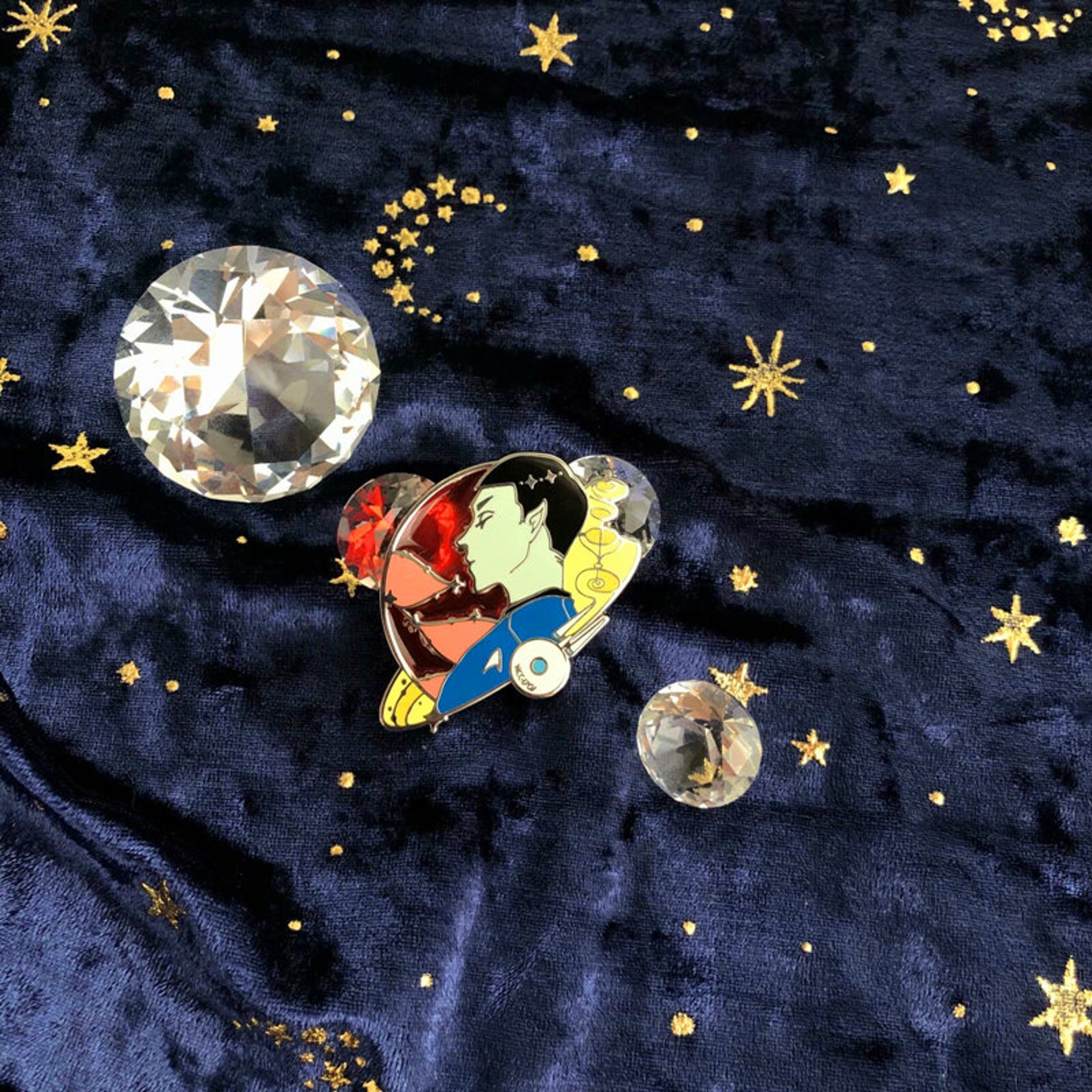 Star trek enamel pin | Etsy