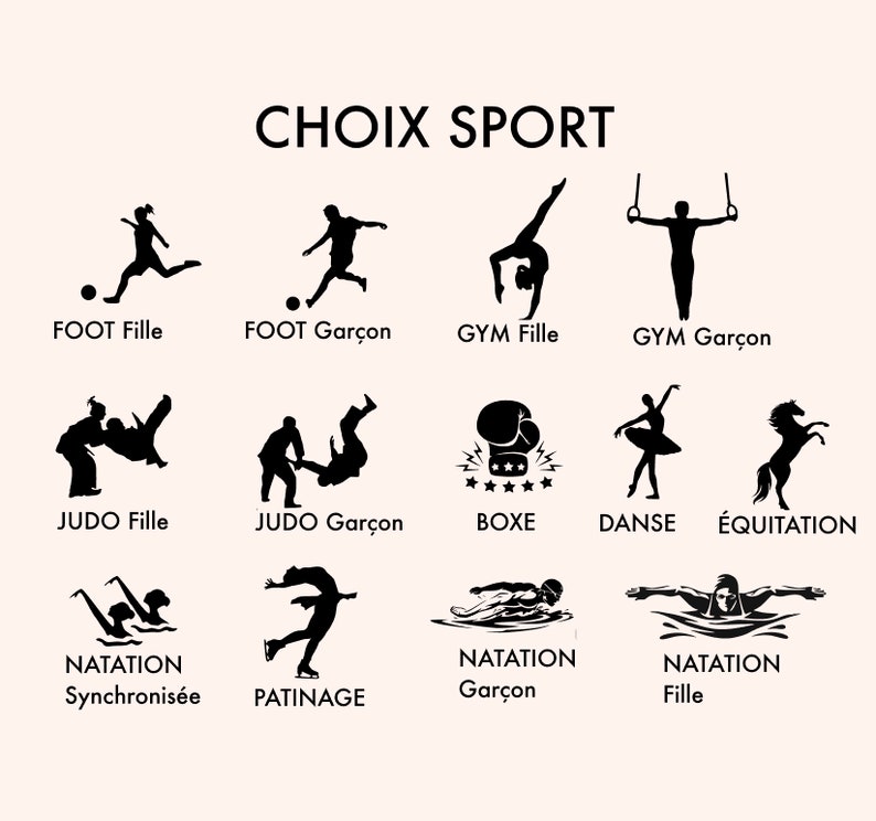 Sac de sport prénom personnalisé enfant/Sac de sport enfant/Sac de foot,personnalisé/dance/judo/natation/tennis image 9
