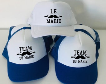 casquette evg/evjf personnalisée moustache /casquette personnalisée/casquette evjf/Casquette mariage/team du marié