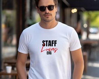 Tee shirt personnalisé EVG- tshirt team du staff du marié - T-shirt personnalisé homme - tshirt mariage homme- tshirt équipe du Marié