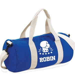 Personalized children's first name sports bag personalized travel bag gym bag football bag judo bag back to school bag / child sports bag image 6