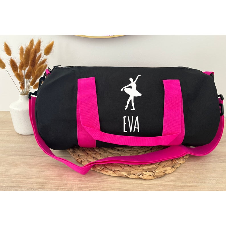 Personalized children's first name sports bag personalized travel bag gym bag football bag judo bag back to school bag / child sports bag image 1