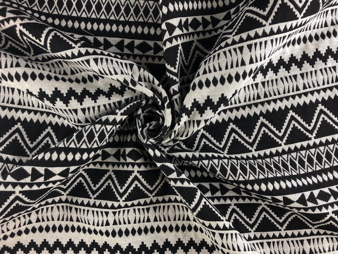 Jacquard Fabric Woven Fabric by the yard Etsy