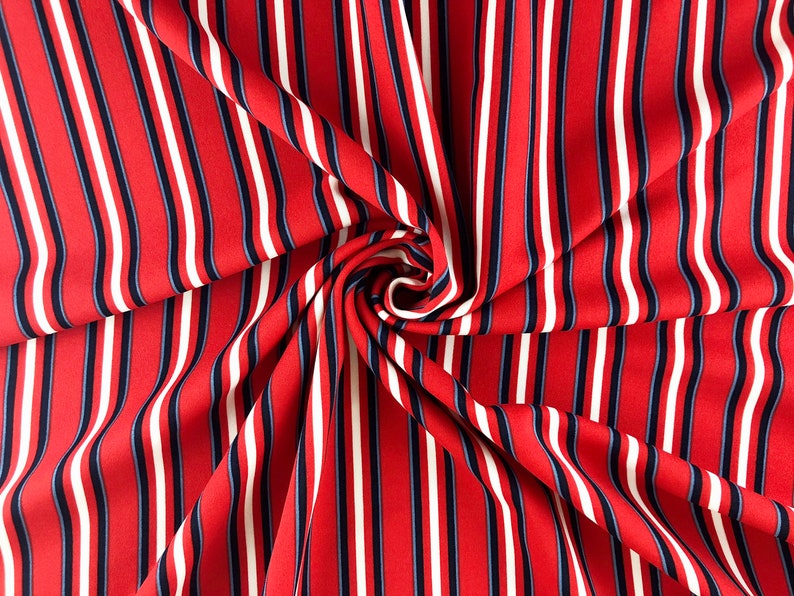 Printed Ponte di Roma 2 way Stretch Stretch Knit Fabric by Etsy