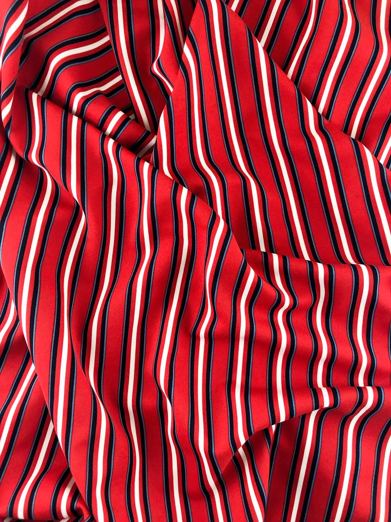 Printed Ponte di Roma 2 way Stretch Stretch Knit Fabric by Etsy