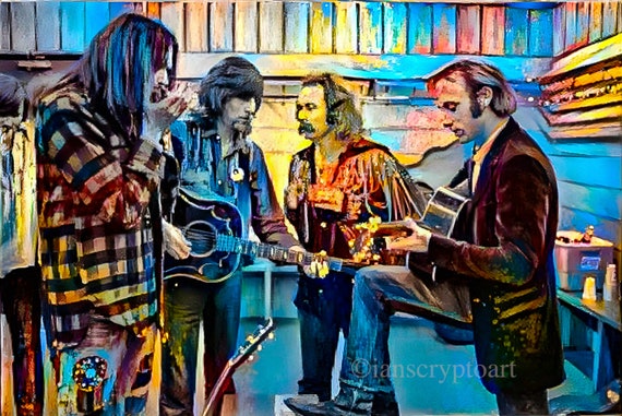 Crosby stills and nash t shirt hot sale