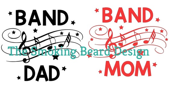 Band Mom and Dad SVG for Vinyl Shirts | Etsy