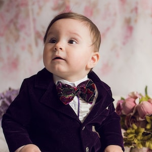 Velvet dress for baby boy sales