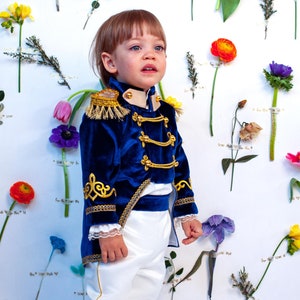 Déguisement de prince charmant, tenue premier anniversaire pour garçon, soirée costumée, déguisement de roi pour bébé, premier anniversaire, tenue de prince royal image 1