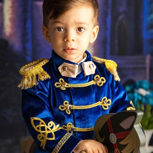 Déguisement de prince charmant, tenue premier anniversaire pour garçon, soirée costumée, déguisement de roi pour bébé, premier anniversaire, tenue de prince royal 2T Enfants (US) Numérique