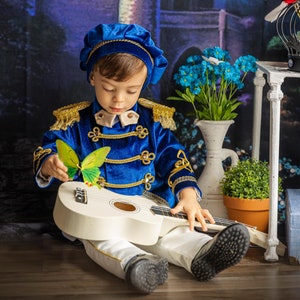 Déguisement de prince charmant, tenue premier anniversaire pour garçon, soirée costumée, déguisement de roi pour bébé, premier anniversaire, tenue de prince royal image 5